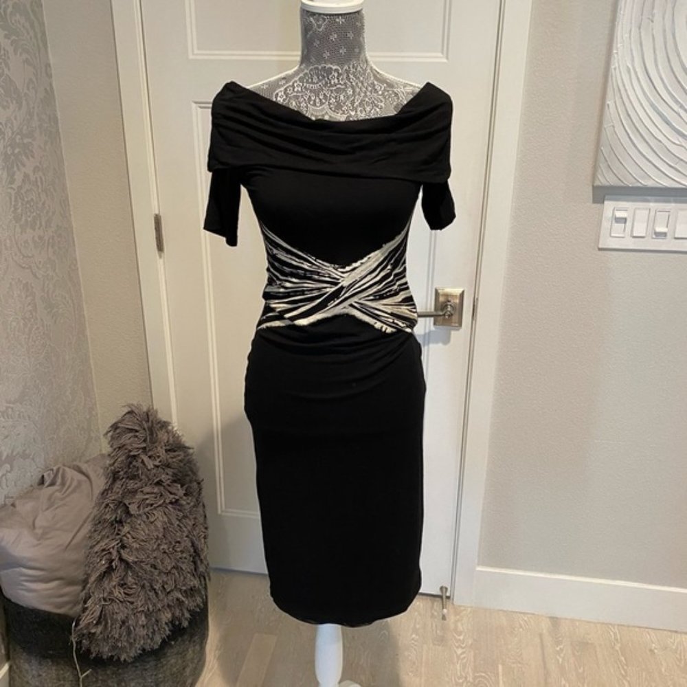 ISABEL DE PEDRO - Off the Shoulder Bow Dress